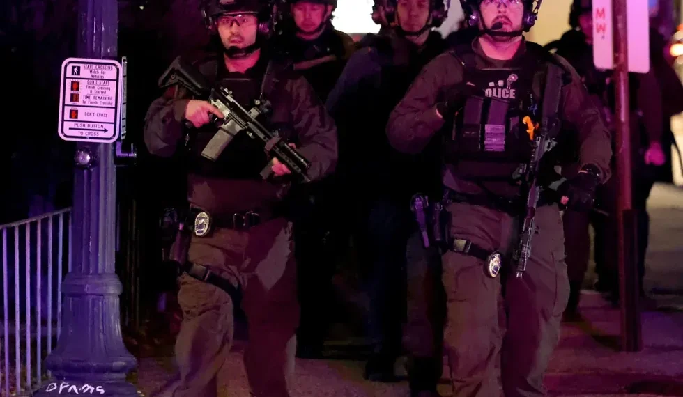 Brown University campus police respond to December shooting incident - AP Photo/Mark Stockwell