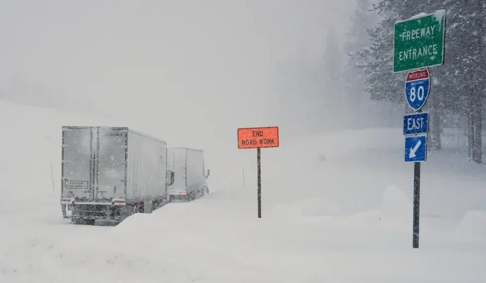 Rescuers search snow-covered Sierra Nevada after avalanche - AP Photos/Brooke Hess-Homeier