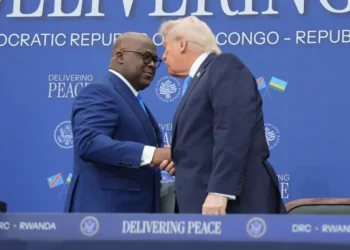 U.S. and Congo officials sign $1.2 billion health agreement - AP Photo/Evan Vucci, File