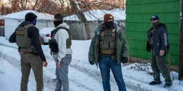 DHS officers in Minneapolis equipped with newly issued body cameras - AP Photo/Ryan Murphy