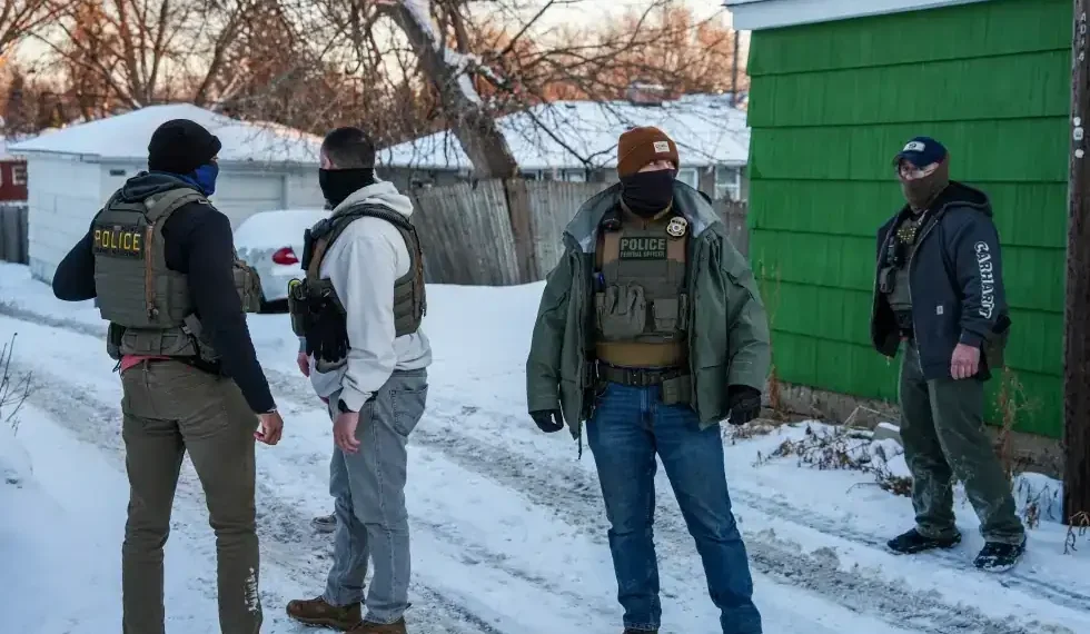 DHS officers in Minneapolis equipped with newly issued body cameras - AP Photo/Ryan Murphy