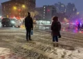 Snow blankets New York City during major East Coast blizzard - AP Photo/Pamela Hassell