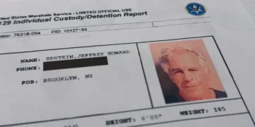 Justice Department building amid controversy over Epstein file redaction errors - AP Photo/John Elswick