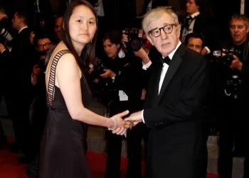 effrey Epstein, Woody Allen and Soon-Yi Previn White House visit context - AP Photo/Matt Sayles, File