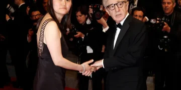 effrey Epstein, Woody Allen and Soon-Yi Previn White House visit context - AP Photo/Matt Sayles, File