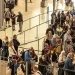 Passengers waiting in long queues at European airport passport control kiosks - Getty Images/BBC