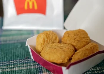 Heart-shaped fast food items and caviar-topped nuggets for Valentine’s Day - AP Photo/Mark Duncan, File