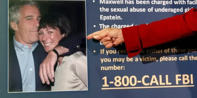 Ghislaine Maxwell court appearance during sex trafficking trial - AP Photo/John Minchillo, File