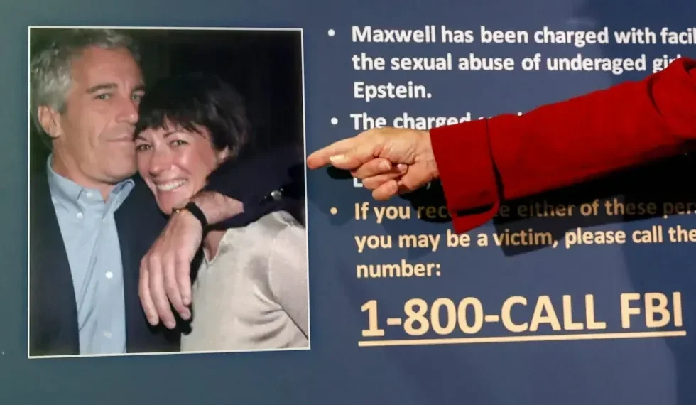 Ghislaine Maxwell court appearance during sex trafficking trial - AP Photo/John Minchillo, File