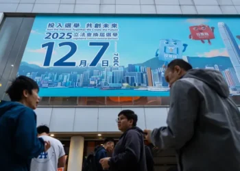 Voters in Hong Kong casting ballots amid electoral changes - AP Photo/Chan Long Hei