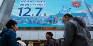 Voters in Hong Kong casting ballots amid electoral changes - AP Photo/Chan Long Hei