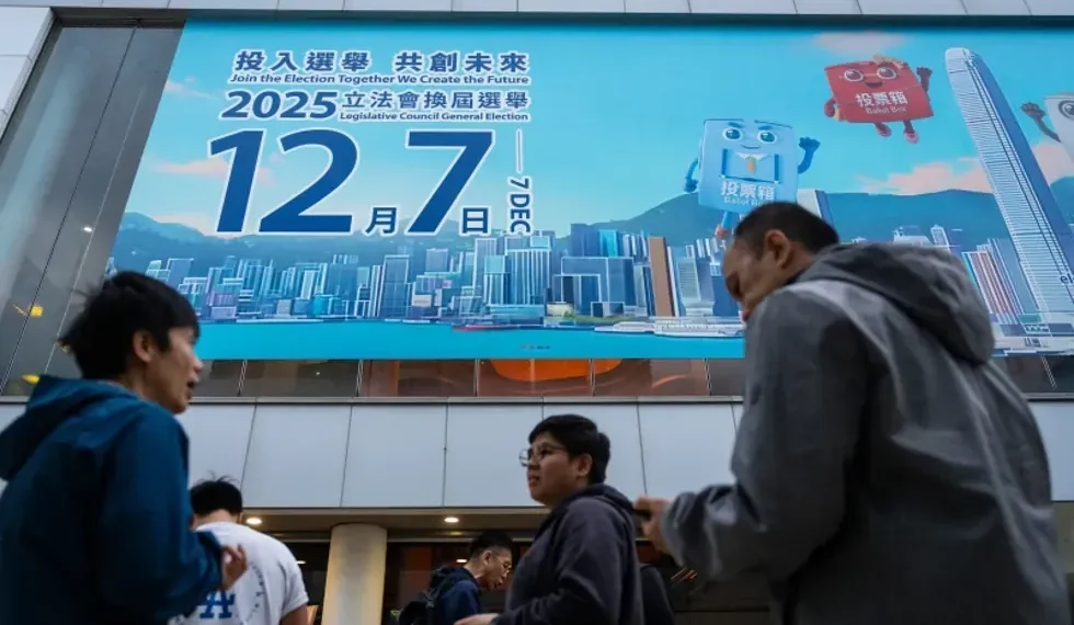 Voters in Hong Kong casting ballots amid electoral changes - AP Photo/Chan Long Hei