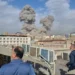 Smoke rises over Tehran after Israeli strike - AP Photo