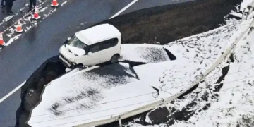 Coastal Japan after 7.5 magnitude earthquake advisory lifted - Photo by Kyodo News via AP