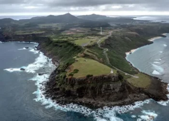 Japanese defence site on Yonaguni island near Taiwan - Credit: Getty Images