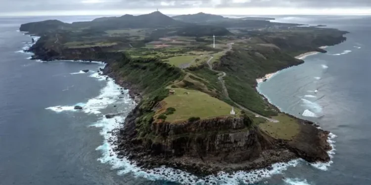 Japanese defence site on Yonaguni island near Taiwan - Credit: Getty Images