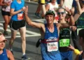 Jeff Galloway promoting run-walk method at marathon event - Curtis Compton//Atlanta Journal-Constitution via AP, File