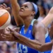 Kara Braxton during WNBA game action - Sean D. Elliot/The Day via AP