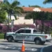 Law enforcement vehicles outside Mar-a-Lago after security breach - AP Photo/Marta Lavandier