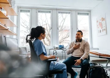 Illustration of male heart health risk increasing from mid-30s onward - Maskot/Getty Images