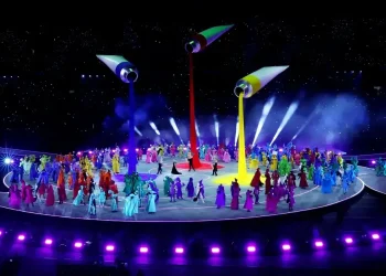 Dual Olympic cauldrons lit in Milan and Cortina during opening ceremony - Susana Vera/Photo via AP