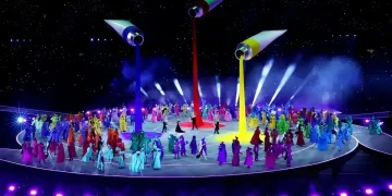 Dual Olympic cauldrons lit in Milan and Cortina during opening ceremony - Susana Vera/Photo via AP