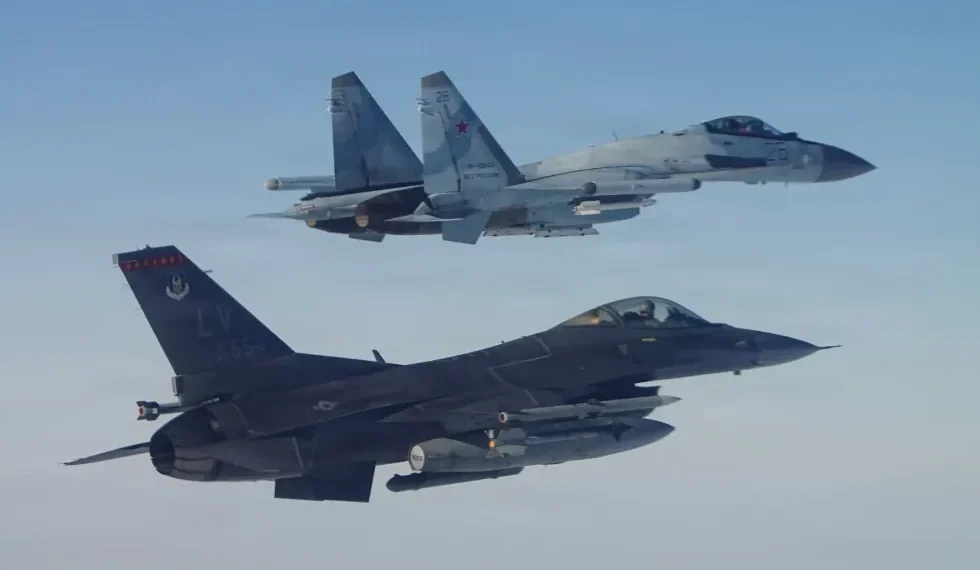 NORAD fighter jets intercept Russian aircraft near Alaska - Department Of Defense photo via AP