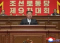 Kim Jong Un addresses Workers’ Party congress in Pyongyang - Korean Central News Agency/Korea News Service via AP
