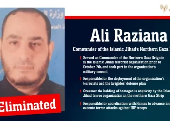 Aftermath of Israeli strike in northern Gaza targeting Islamic Jihad commander - photo credit: IDF SPOKESPERSON UNIT