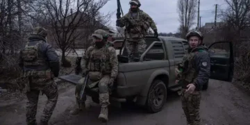 Diplomats from Russia and Ukraine in Geneva peace talks - Iryna Rybakoba/Ukraine's 93rd Mechanized Brigade via AP