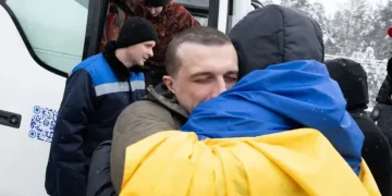 Ukrainian and Russian detainees return home after rare prisoner exchange - Telegram / Zelensky / Official