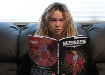 Supergirl in comic-accurate costume for 2026 film - photo Alcock's Kara Zor-El/James Gunn/Twitter