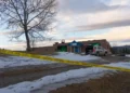 Police vehicles surround Tumbler Ridge school after deadly shooting - Jesse Boily /The Canadian Press via AP