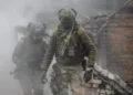 Ukrainian soldiers operating drones near eastern frontline- ED JONES/GettyImages/AFP