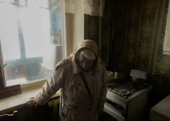 Frozen Dnipro River in Kyiv with residents enduring blackout - Roman Pilipey/AFP/Getty Images