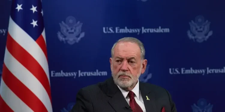 US ambassador speaks during televised political interview - AP Photo/Ohad Zwigenberg, File