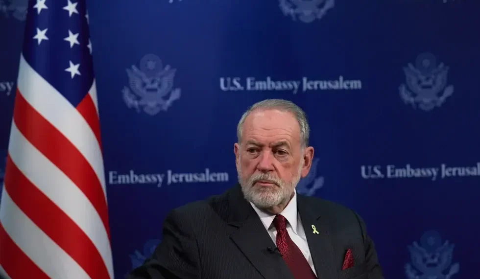 US ambassador speaks during televised political interview - AP Photo/Ohad Zwigenberg, File