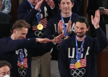 US men’s hockey team applauded at State of the Union - AP Photo/Matt Rourke