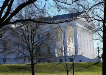 Virginia courthouse amid redistricting referendum legal dispute - AP Photo/Steve Helber, File