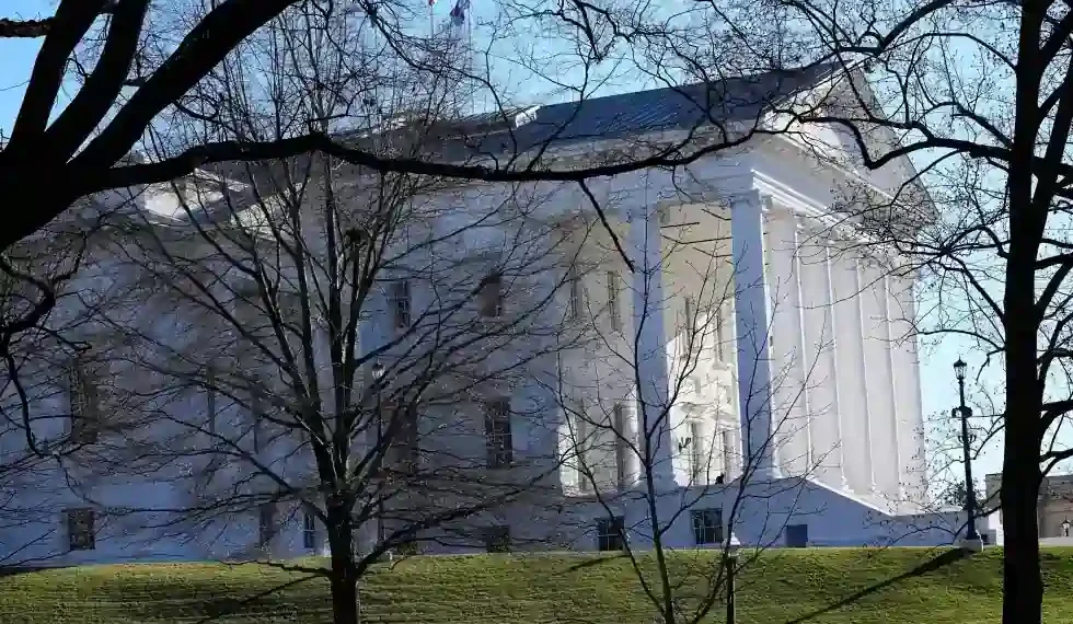 Virginia courthouse amid redistricting referendum legal dispute - AP Photo/Steve Helber, File