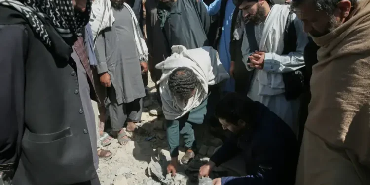 Smoke rises after reported strike in Kabul amid Afghanistan Pakistan border conflict - AP Photo/Barackatulah Popal