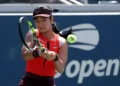 Alex Eala competing during BNP Paribas Open match in Indian Wells - Jeenah Moon/Reuters