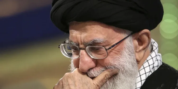 Supreme Leader Ayatollah Ali Khamenei speaking in public - Office of the Iranian Supreme Leader via AP, File