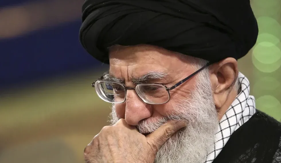 Supreme Leader Ayatollah Ali Khamenei speaking in public - Office of the Iranian Supreme Leader via AP, File