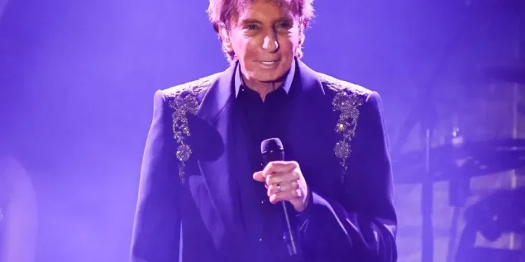Barry Manilow performing during Las Vegas residency amid health update - Richard Shotwell/Invision/AP