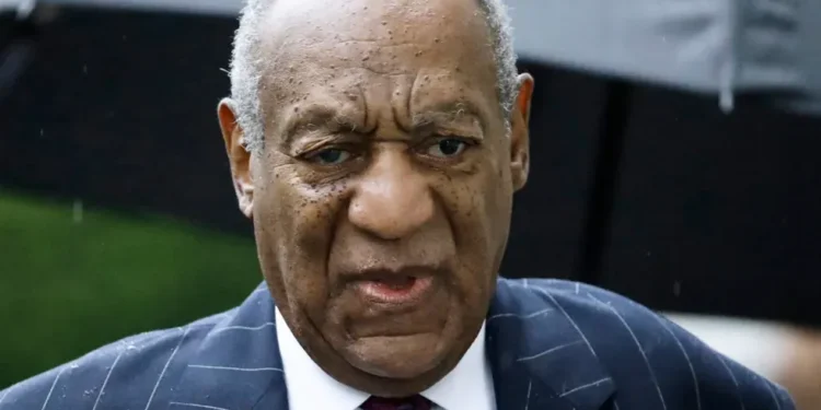 Bill Cosby arrives at court during civil verdict proceedings - AP Photo/Matt Rourke, File