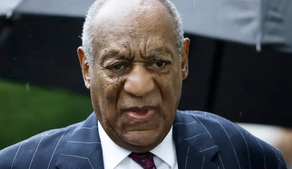 Bill Cosby arrives at court during civil verdict proceedings - AP Photo/Matt Rourke, File