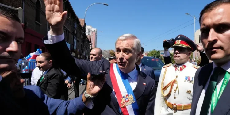 Chilean President José Antonio Kast sworn in during inauguration ceremony in Valparaíso - AP Photo/Gustavo Garello