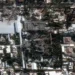 Satellite-guided military strike coordination over Middle East - Satellite imagery Vantor via AP
