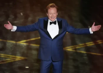 Conan O’Brien delivers opening monologue at the 2026 Academy Awards ceremony - AP Photo/Chris Pizzello